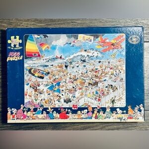Jan Van Haasteren At The Beach 1000 Piece Comic Puzzle EXCELLENT